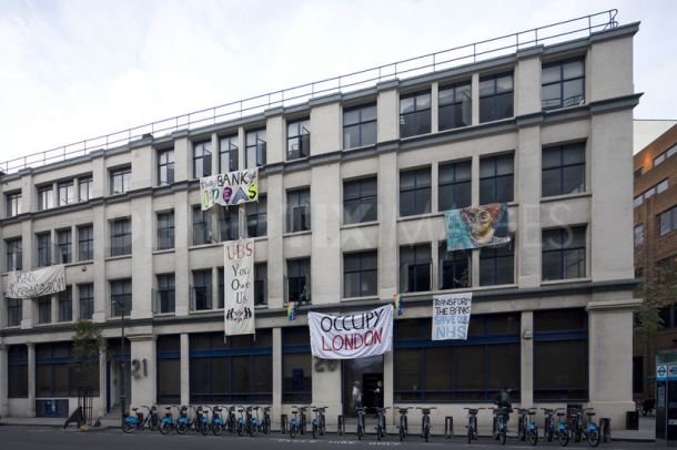 occupied building in London